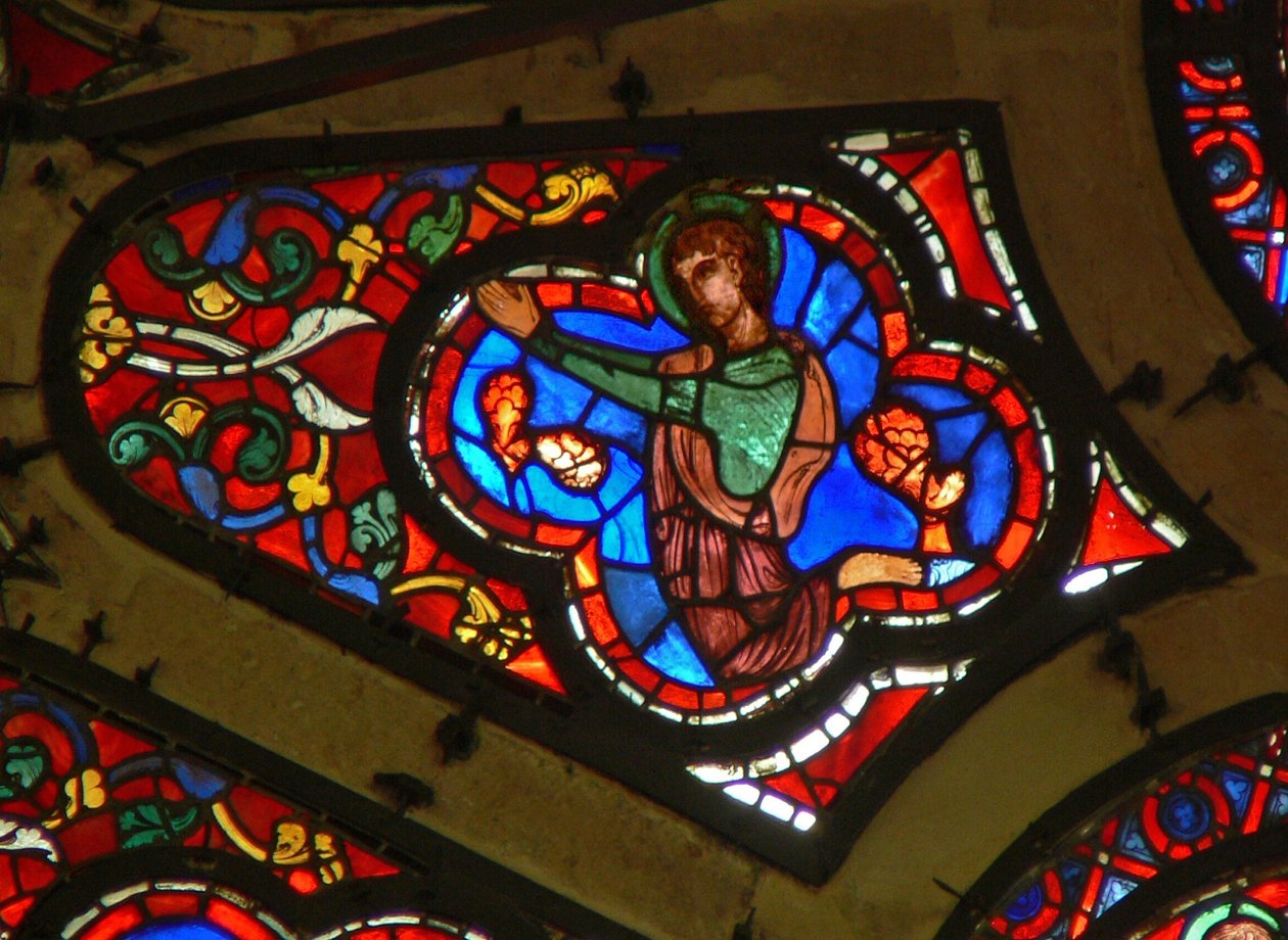 Window Ww, der forestiller en apostel? af French School