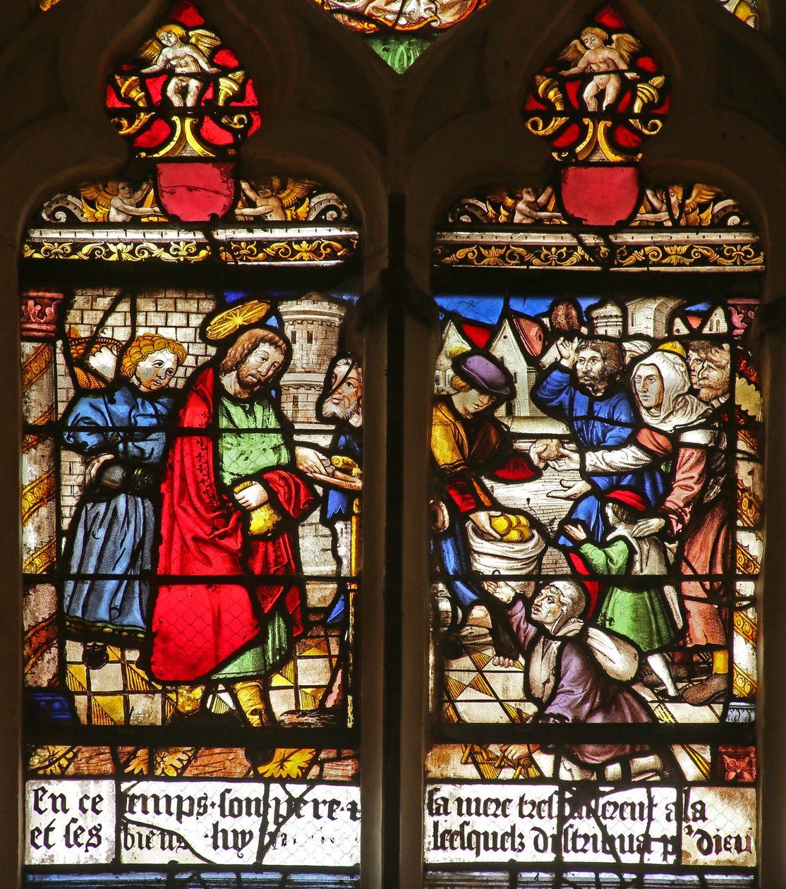 Vindue, der viser Saint Roche