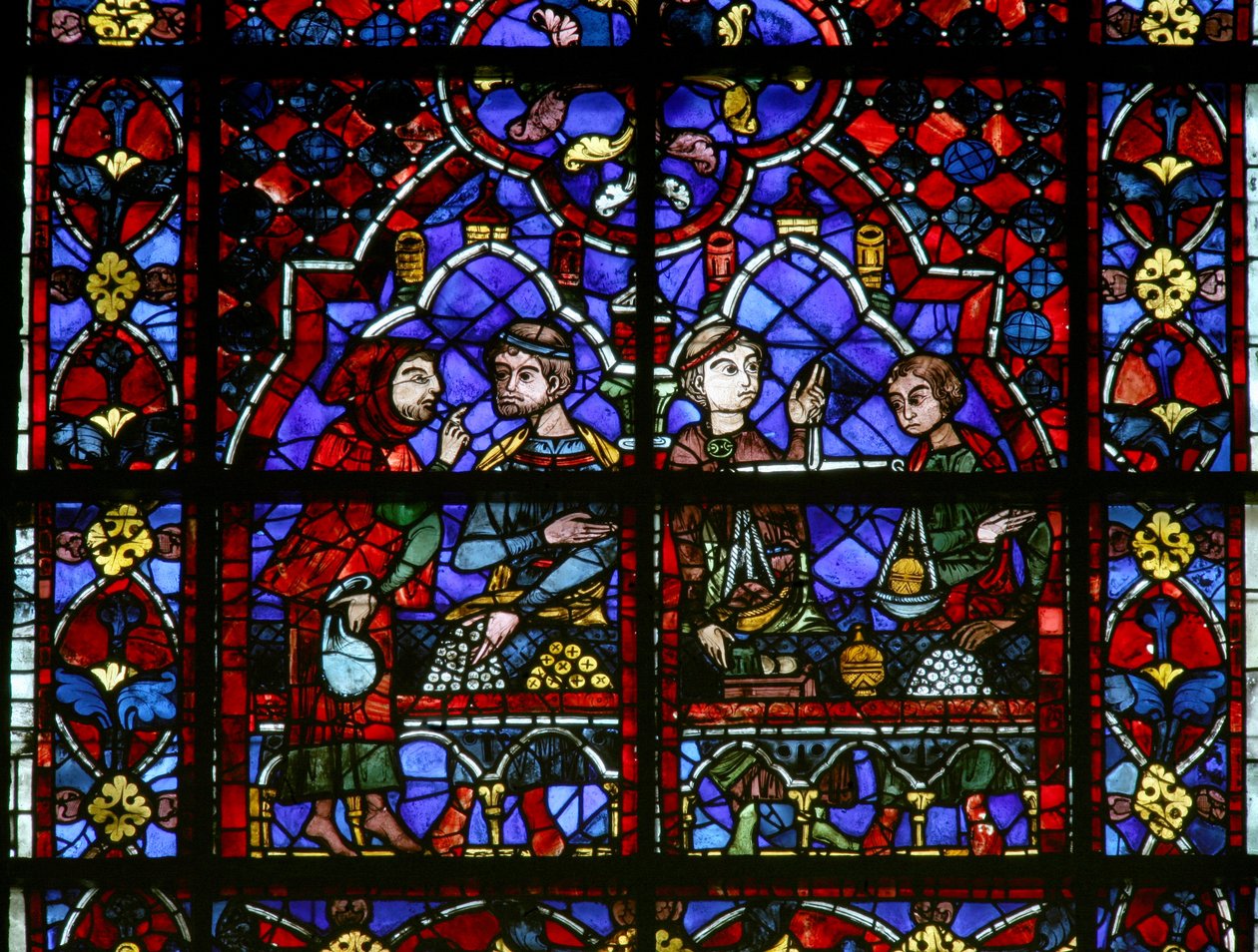 Vindue w105, der viser donorer - pengevekslere af French School