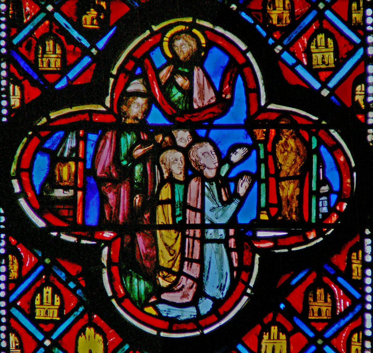 Vindue w10 Ezekiel ser ødemarkernes vederstyggelighed Ez VIII 10 af French School