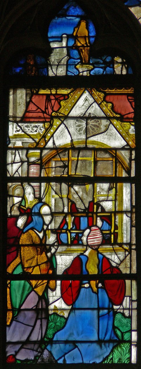 Vindue w119, der viser en scene fra St. Thomas