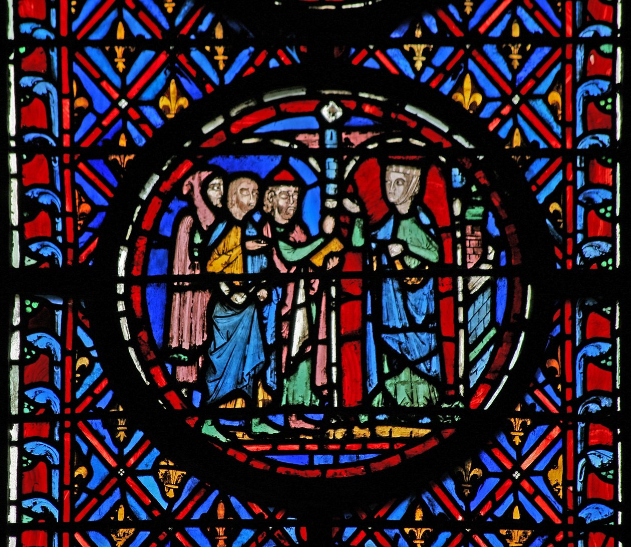 Vindue w12 Judith taler til de ældste Judith VII 9-34 af French School