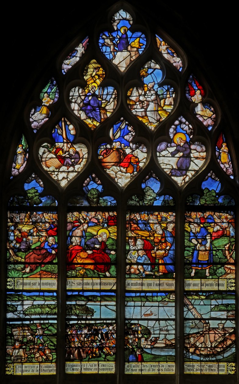 Vindue w12, der viser fodring af 5000; en lokal scene for at bygge en bro af French School