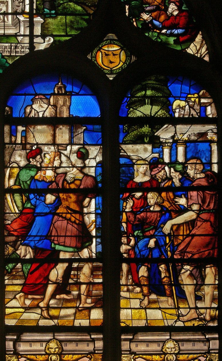 Vindue w17, der viser Salomons dom af French School