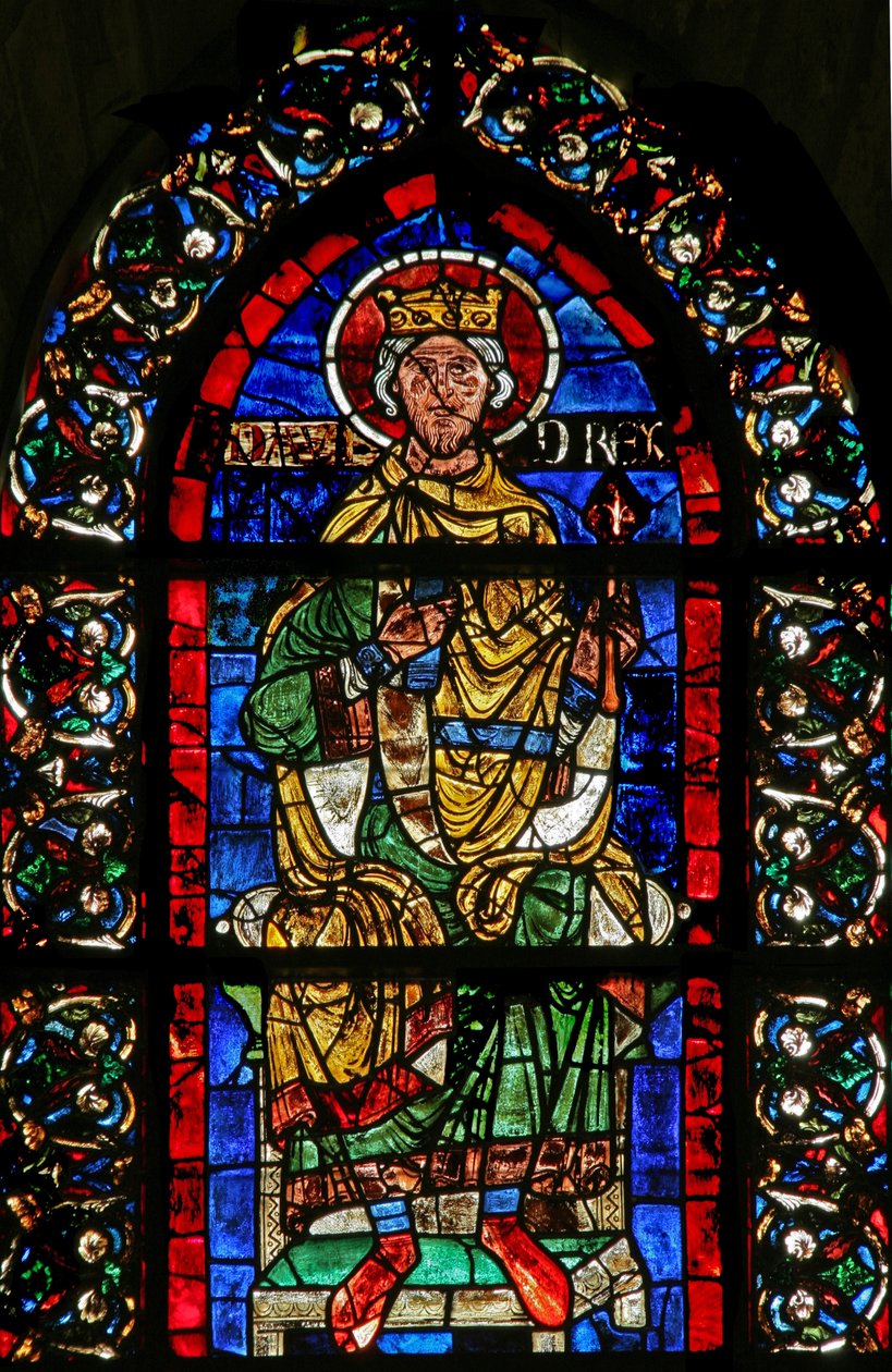 Vindue w205 forestillende David af French School