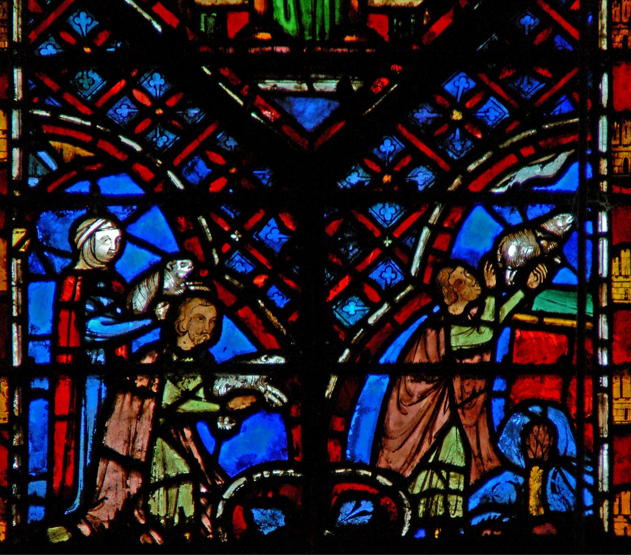Vindue w2 Fredsoffer Lev III 1 og Lev VII 2 af French School
