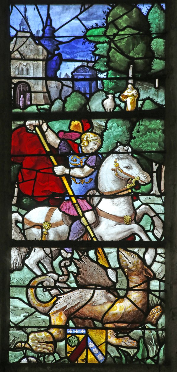 Vindue w2 viser St. George af French School