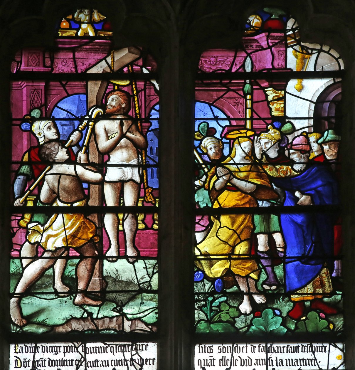 Vindue w2, der viser St. Caprais