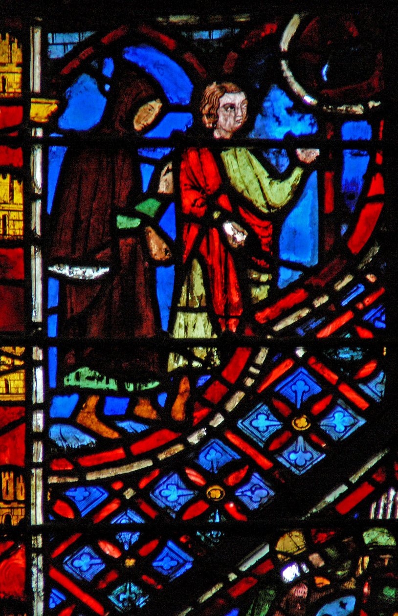 Vindue w2 israelitterne satte ud (ledet af en ildsøjle - ikke vist her) Ex XIII 21-22 af French School