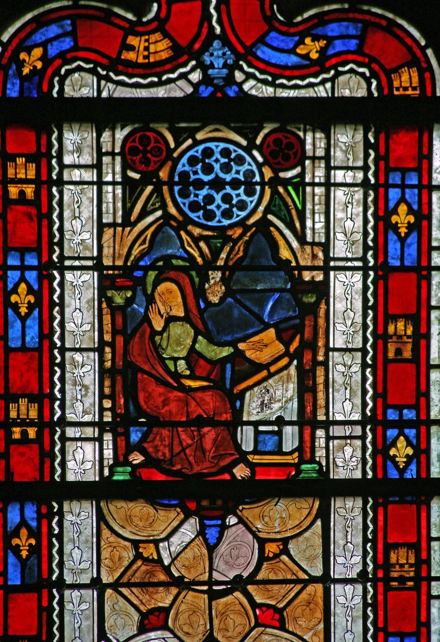 Vindue w38 forestillende St. John af French School
