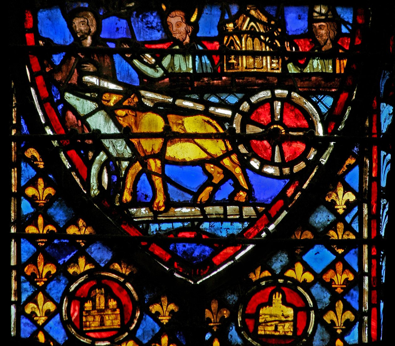 Vindue w3 Bærer Pagtens Ark Nummeret X 17, 21 33 af French School