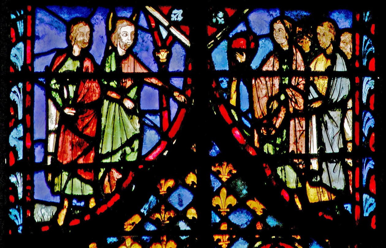 Vindue w3 Moses taler til folket Numb XX 13 af French School