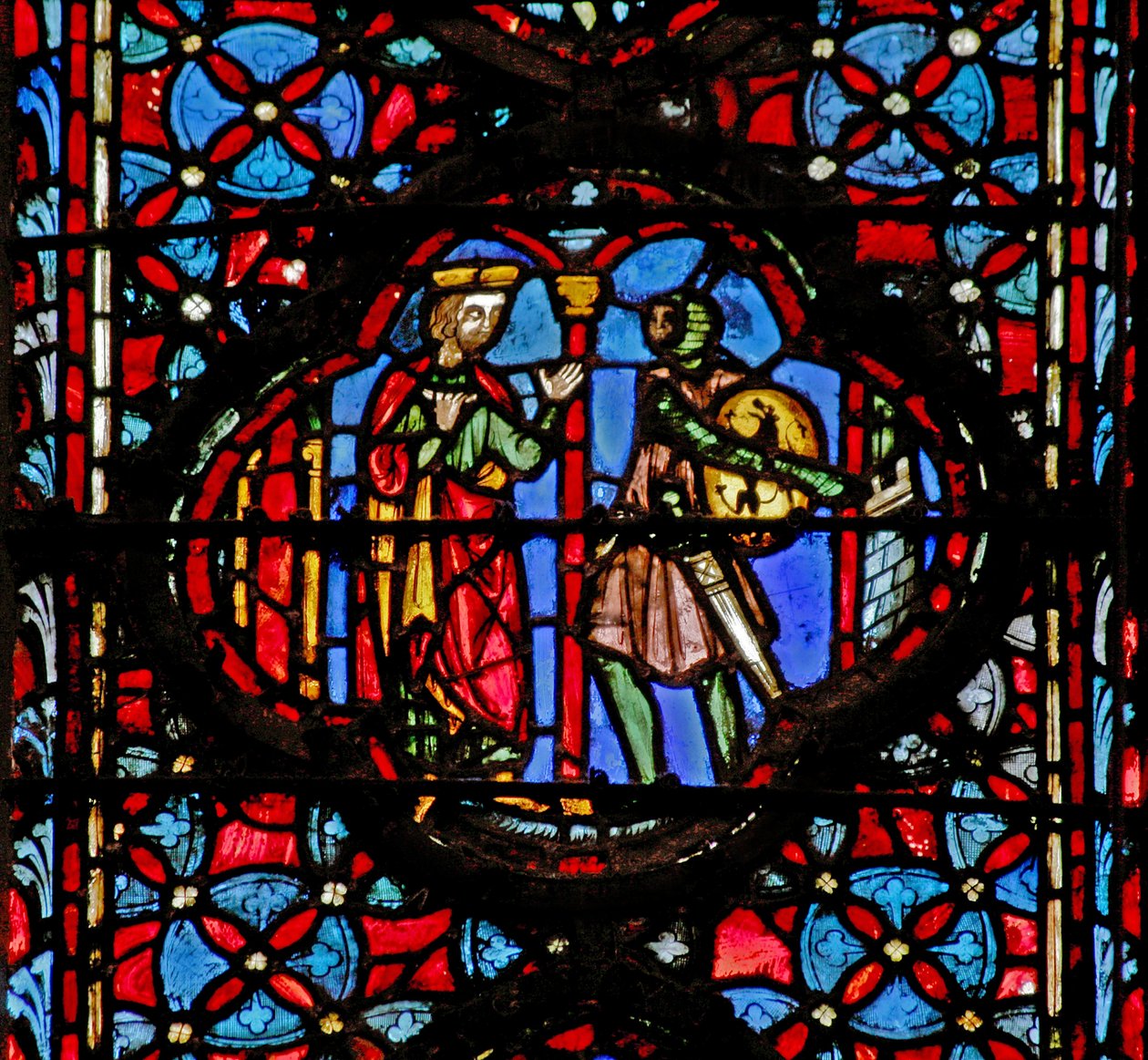 Vindue w4 Joshua møder gibeonitterne Josh IX 6-8 af French School