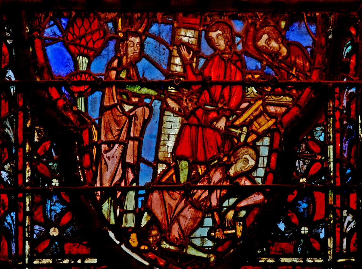 Vindue w4 Bygningsbyerne Deut IV 41-42 af French School