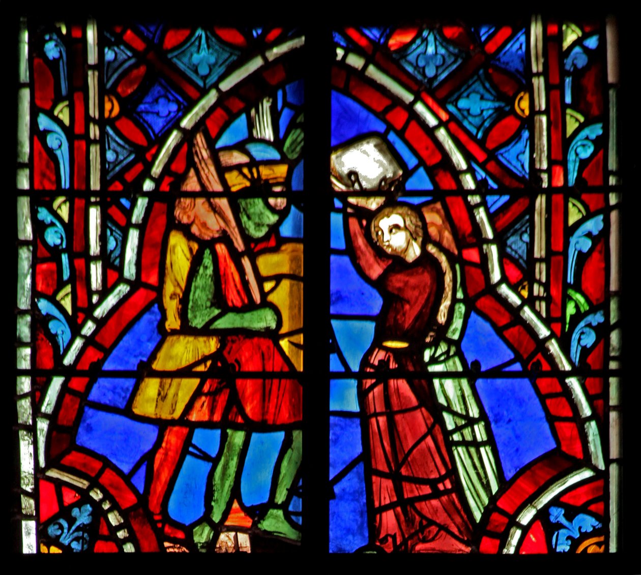 Vindue w5 Jefta møder sin datter. Dommerne XI 34-35 af French School