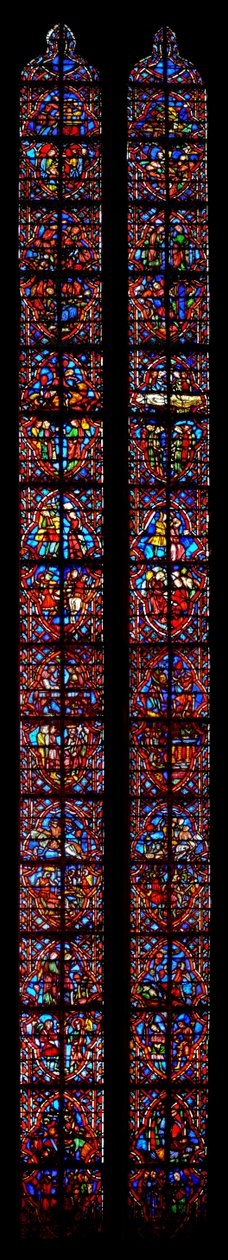 Vindue w5 Dommernes Bog af French School