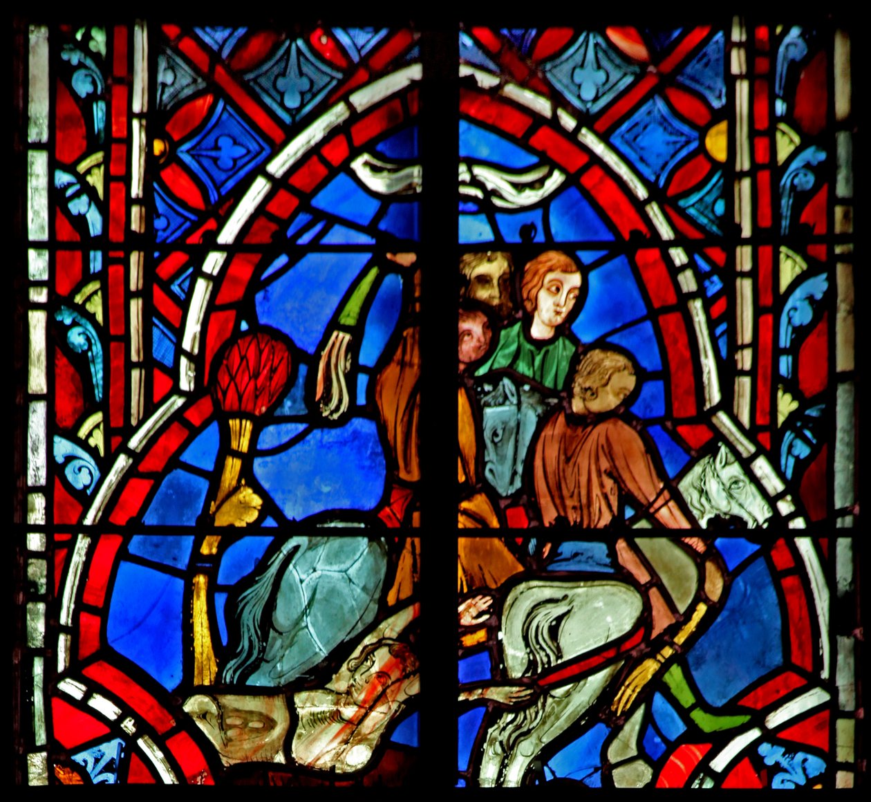 Vindue w5 straffen for embedsmændene i Sukkot. Dommerne VIII 1-17 af French School