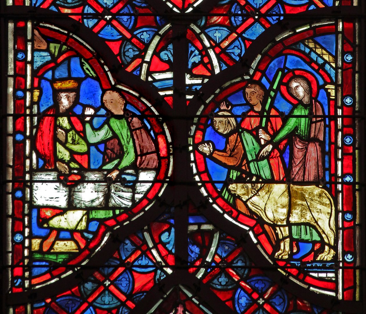 Window w6L Esajas profeti: En hersker bliver korrupt... af French School