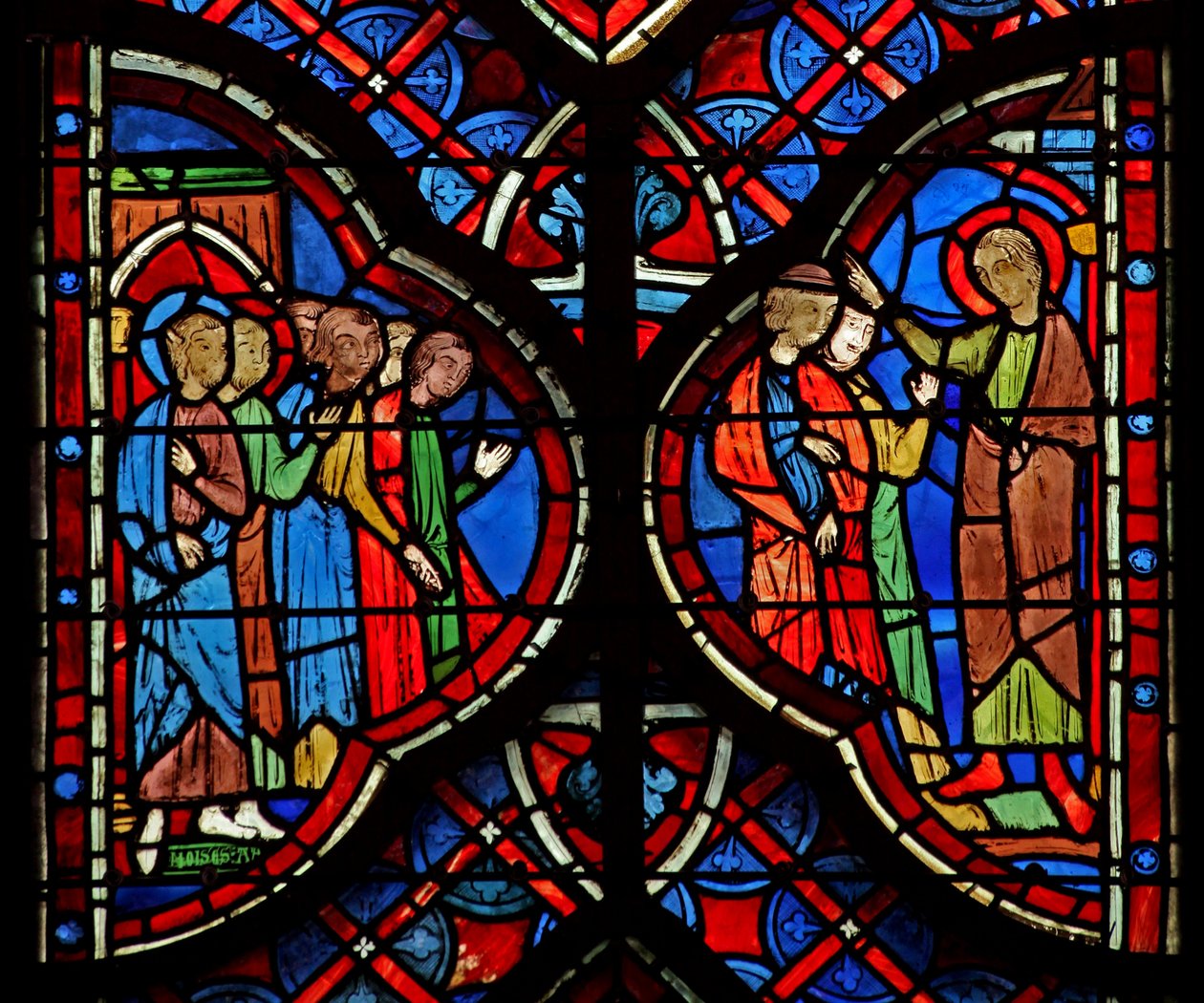 Vindue w6L Israels Dommere. Er 126 af French School