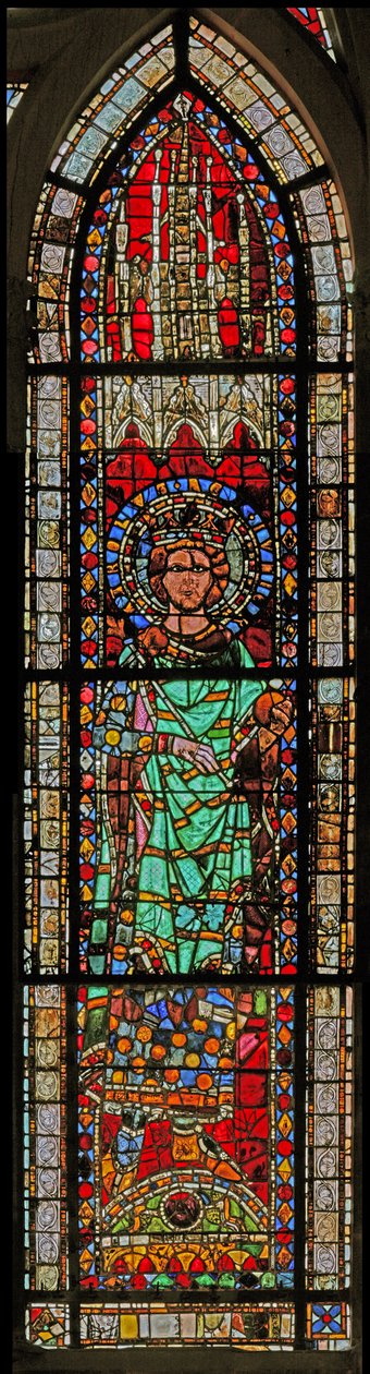 Vindue w7 viser Charles (den fede) af French School