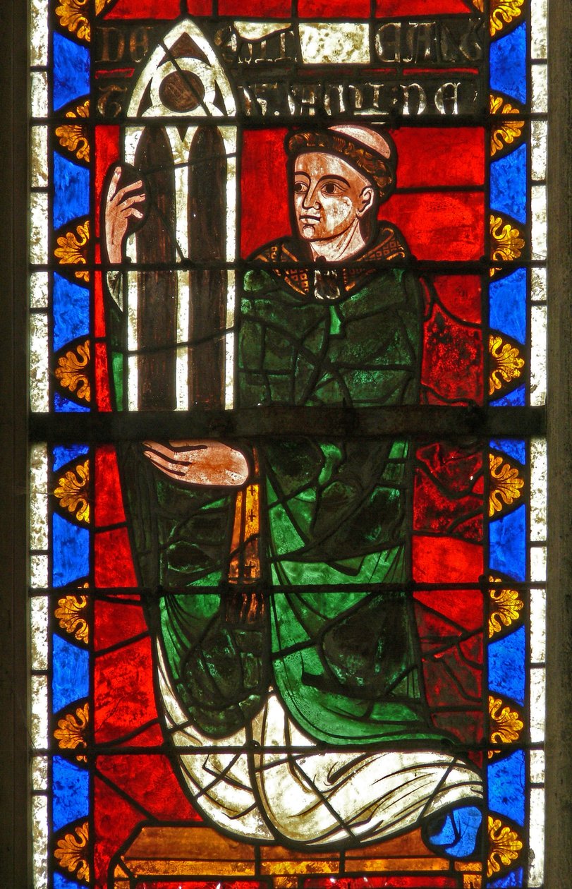 Vindue w7, der viser donorer - doyen fra Argentan, der giver et vindue af French School
