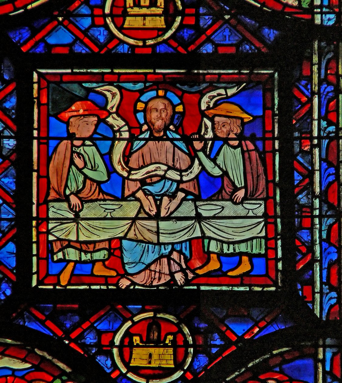 Vindue w8 opstandelsescyklussen - nadveren i Emmaus af French School