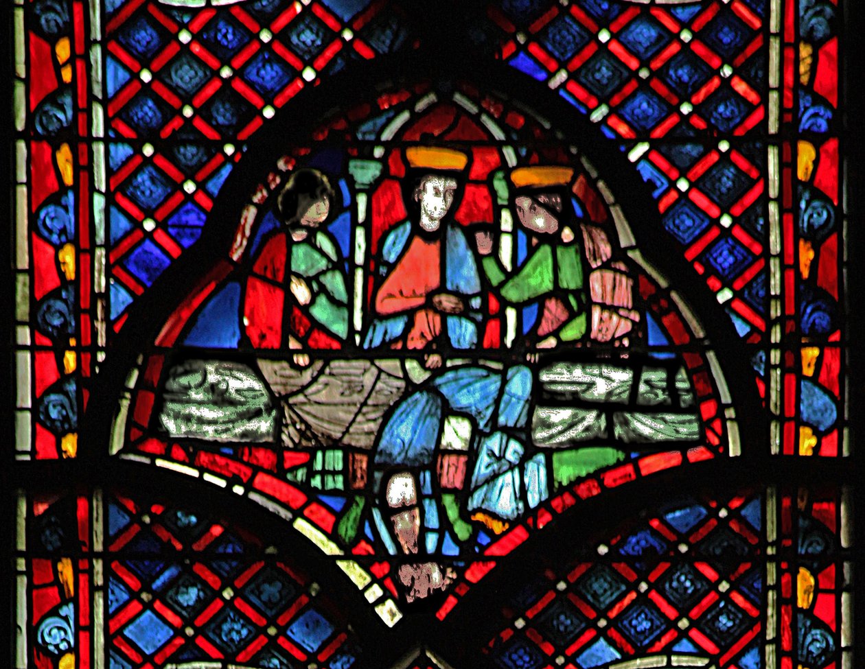 Vindue w9L Johannes Døberen: Salome danser for Herodes af French School