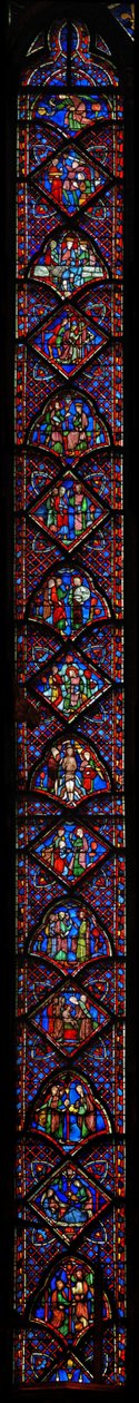 Vindue w9 St John Baptists historie af French School