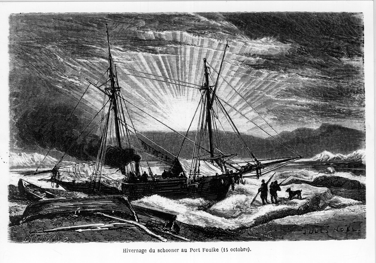 Overvintring af skibet "" Schooner" ved Port Foulke - i "" polens frie hav, opdagelsesrejse i det arktiske hav af French School