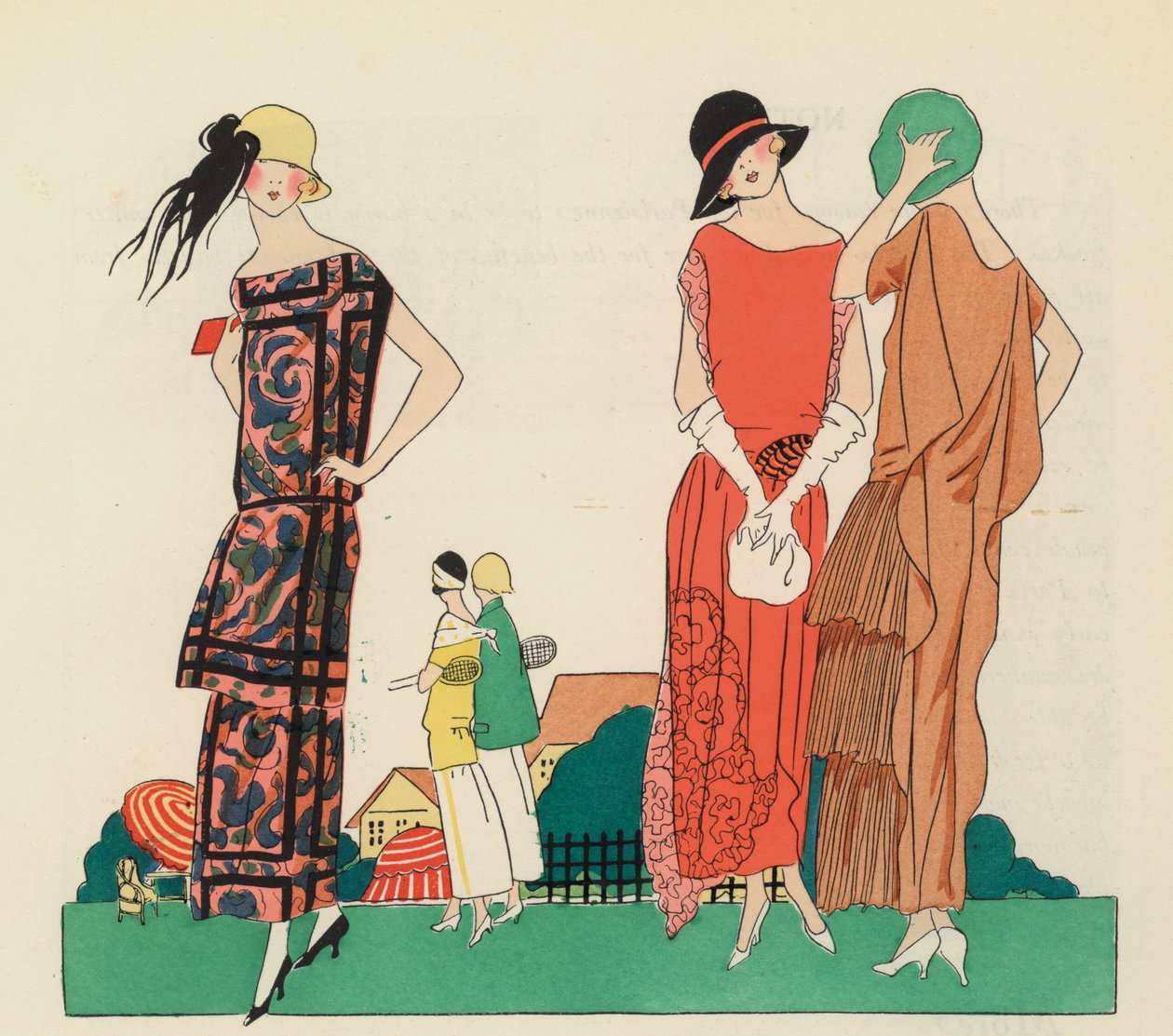 Design af damekjoler fra 1920
