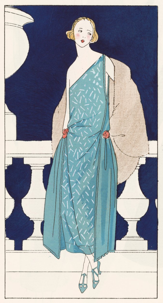 Aftenkjole til kvinder af designeren Jenny (Jenny Sacerdote) i 1920