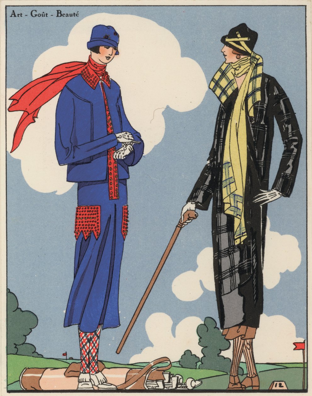 Golfmode til kvinder fra 1920