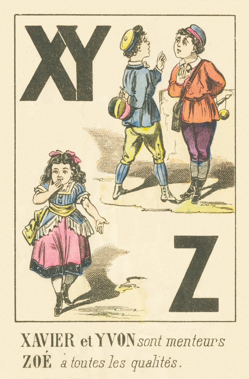 X Y Z: Xavier og Yvon er løgnere. Zoe har alle kvaliteterne af French School