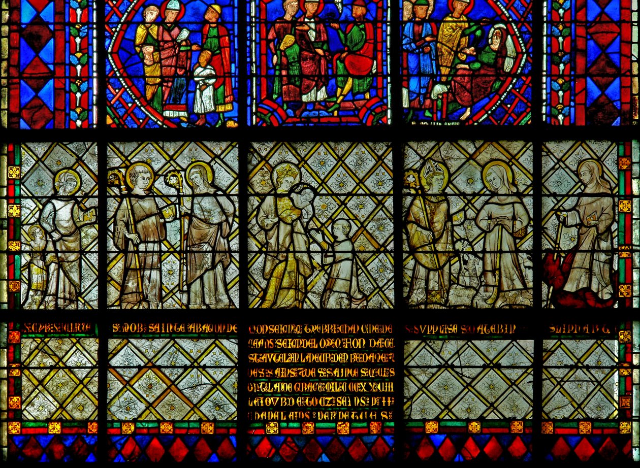 donor - af grisailles af Canon Thierry (w36) af French School