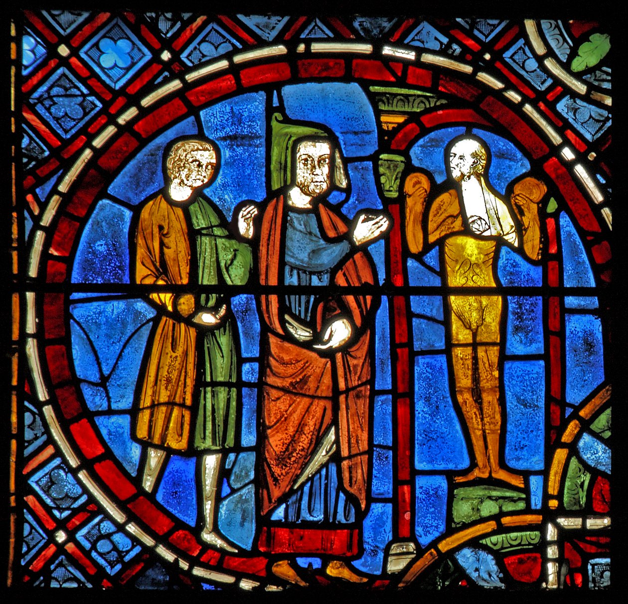 tryllekunstnere konsulterer et andet idol (w1) af French School