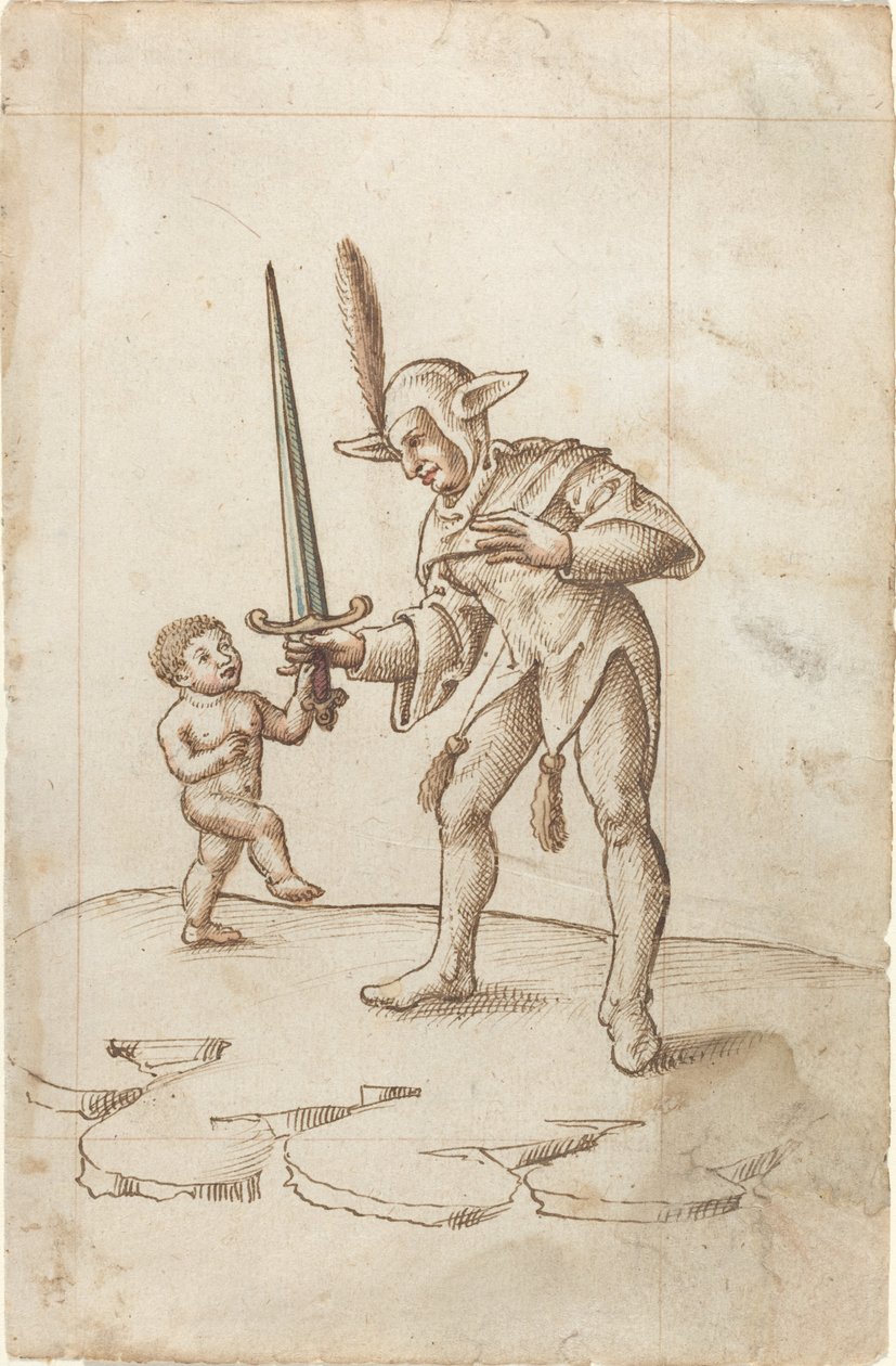 "Vend det skarpe sværd til side" [fol. 44 recto] af French early 16th Century