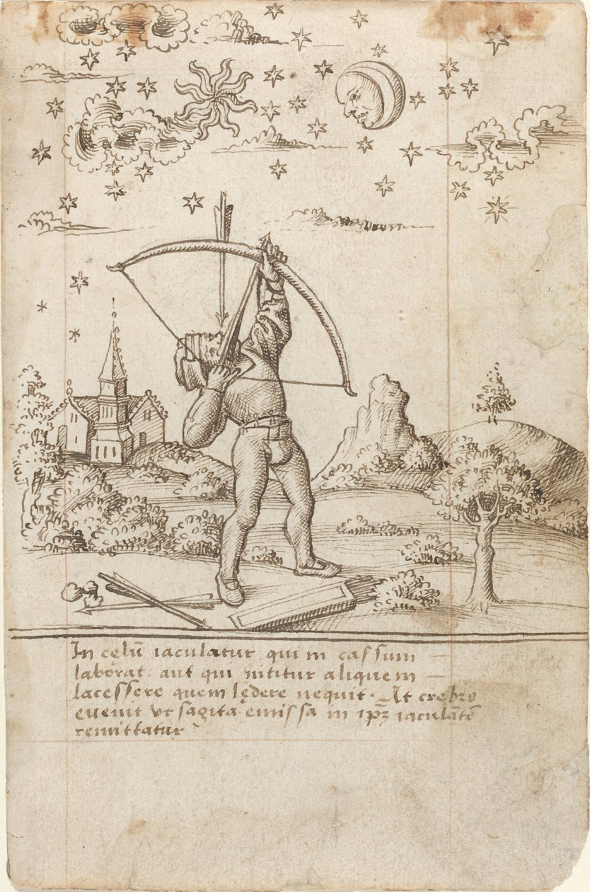 "Du skyder på himlen" [fol. 9 recto] af French early 16th Century