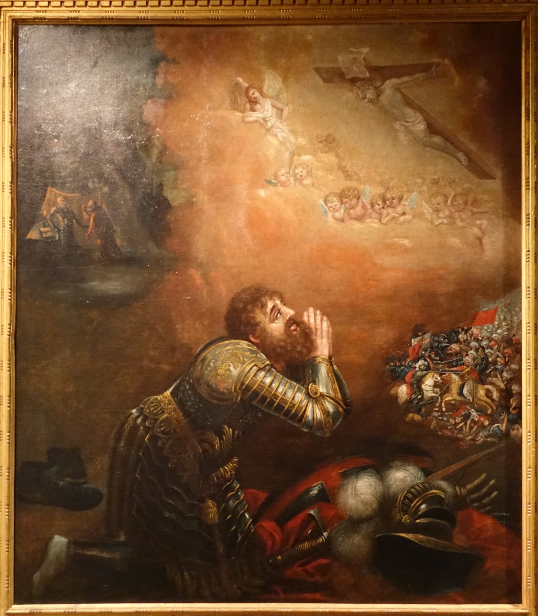 Vision af D. Afonso Henriques i slaget ved Ourique af Friar Manuel dos Reis