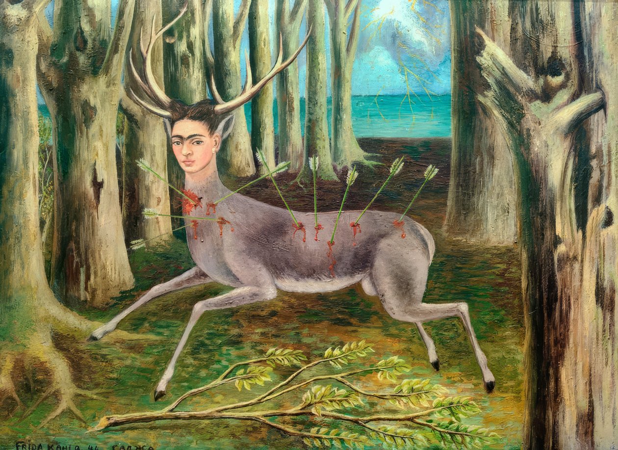 Den sårede hjort eller den lille hjort af Frida Kahlo