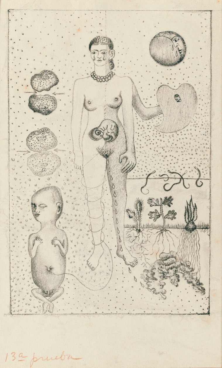 Frida og aborten af Frida Kahlo