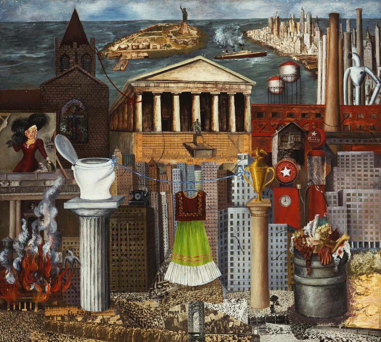 Min kjole hænger her af Frida Kahlo