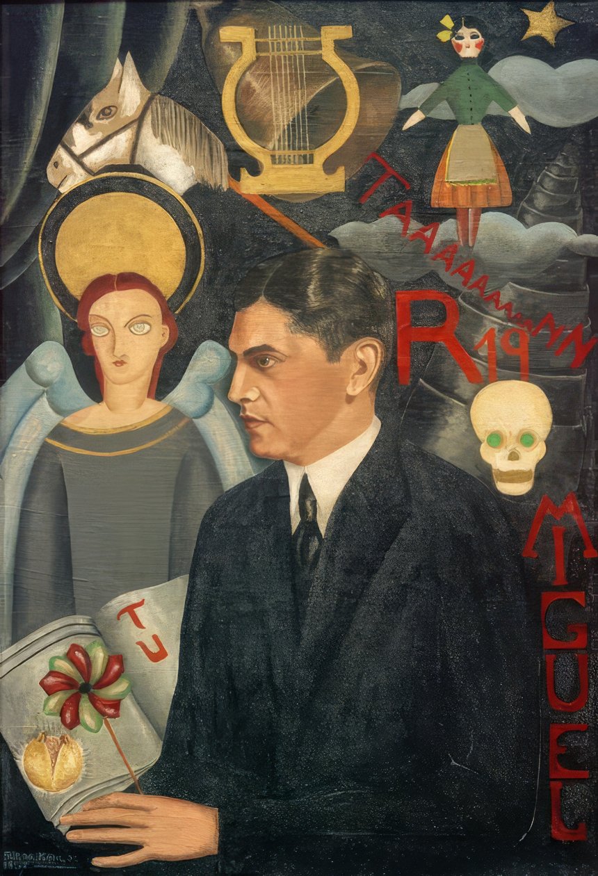 Portræt afMiguel N. Lira af Frida Kahlo