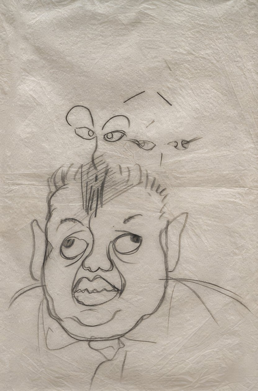 Portræt af Diego Rivera af Frida Kahlo