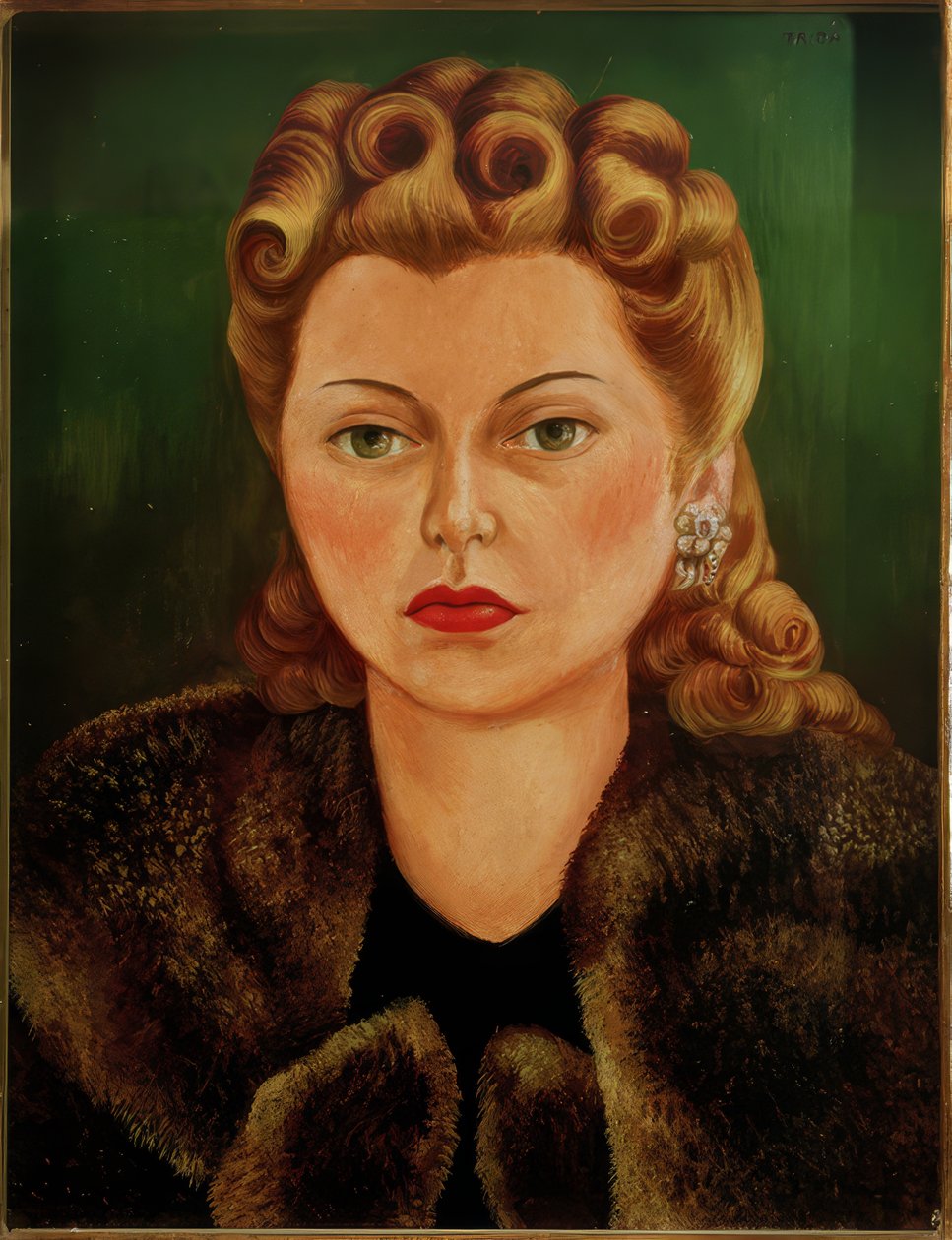 Portræt af Natasha Gelman af Frida Kahlo