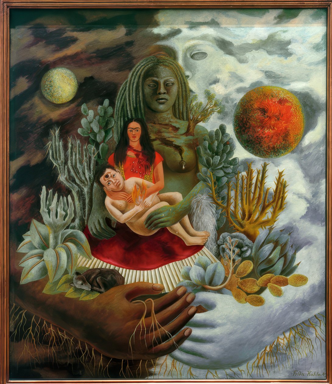 Universets kærlighedsfavntag af Frida Kahlo