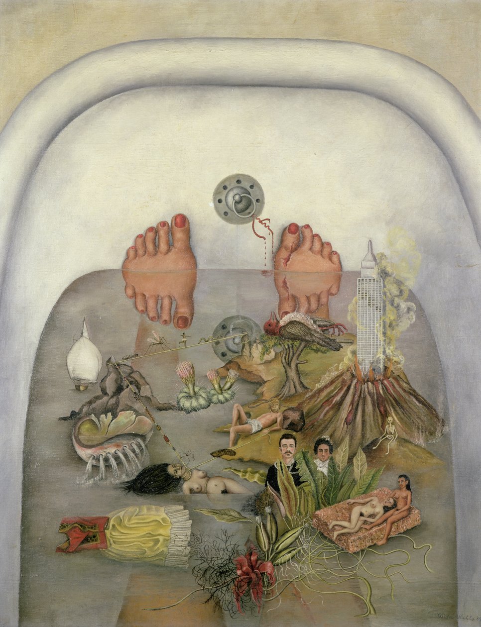 Hvad vandet gav mig af Frida Kahlo