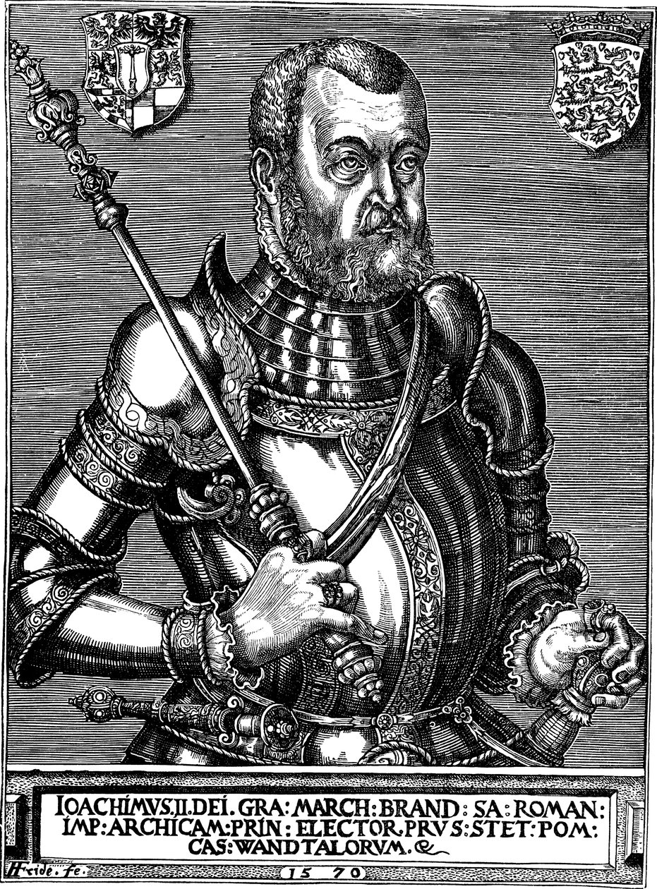 Portræt af Joachim II Hector 1505-1571, kurfyrste af Brandenburg, 1570 af Friderich