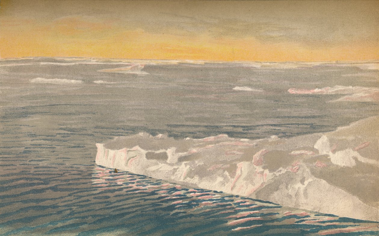 Aften blandt drivisen, 22. september 1893, 1897 af Fridtjof Nansen