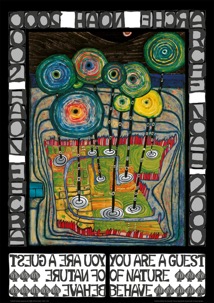 Noahs Ark 2000 (Du er naturens gæst) af Friedensreich Hundertwasser
