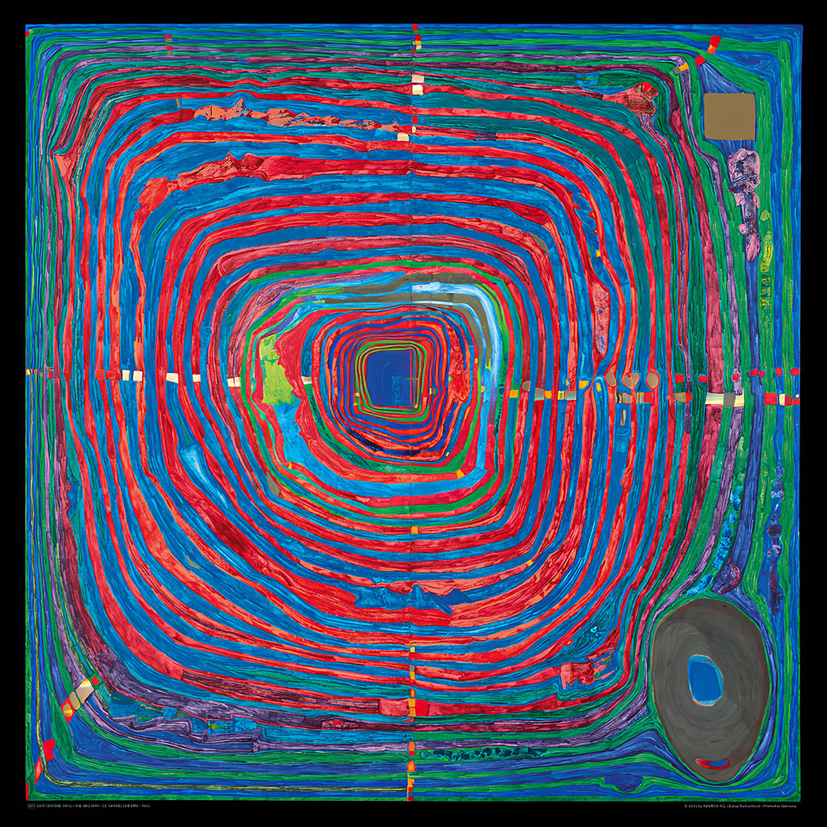 Den store vej af Friedensreich Hundertwasser